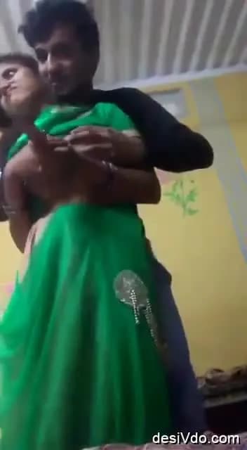 Hot indian wife  boob press