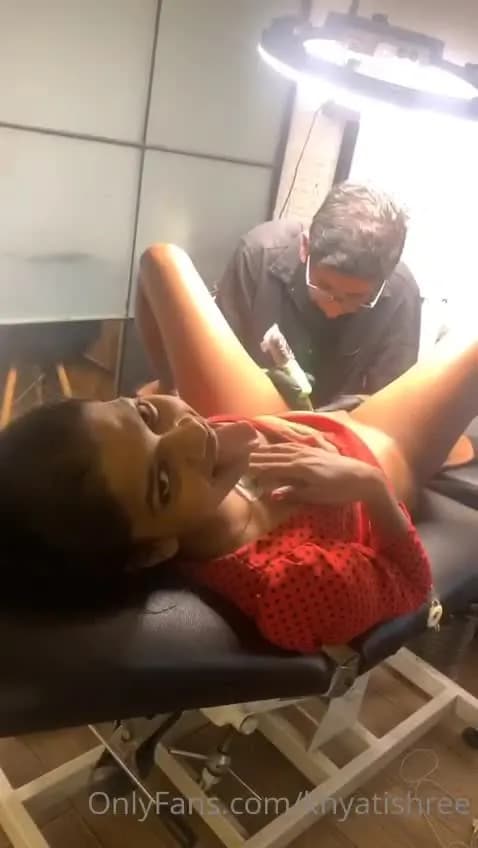 Getting An Extreme Tattoo On Her Clitoris